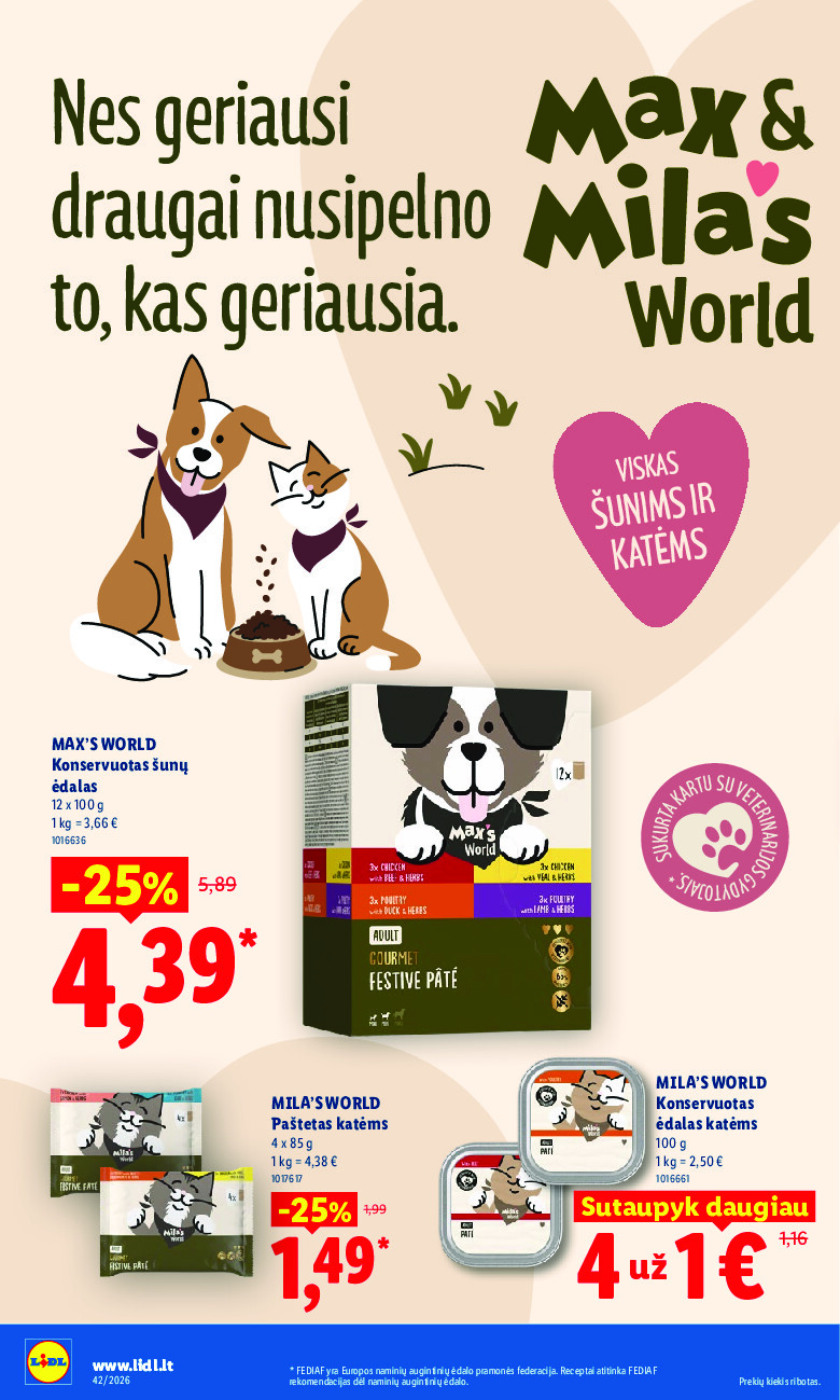 lidl - MAISTO PREKIŲ PASIŪLYMAI (2026-10-12 - 2026-10-18) - page: 28