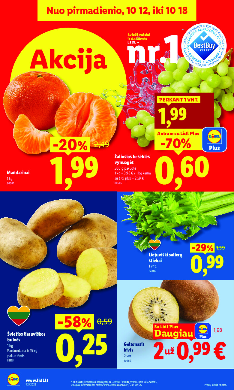 lidl - MAISTO PREKIŲ PASIŪLYMAI (2026-10-12 - 2026-10-18) - page: 4