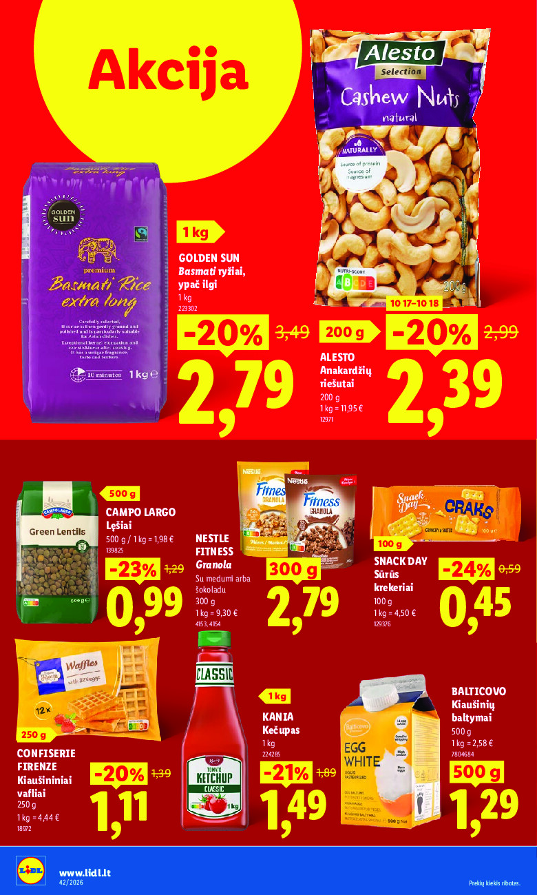 lidl - MAISTO PREKIŲ PASIŪLYMAI (2026-10-12 - 2026-10-18) - page: 38