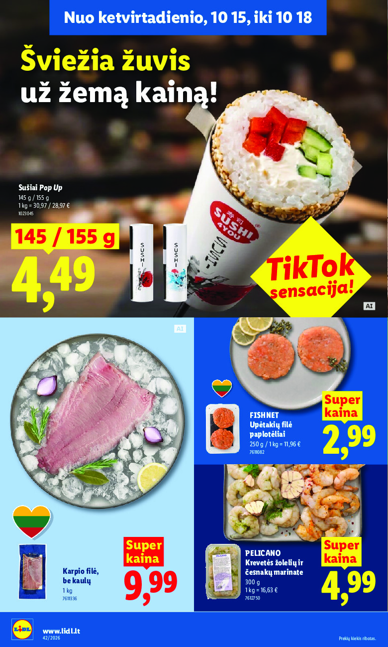 lidl - MAISTO PREKIŲ PASIŪLYMAI (2026-10-12 - 2026-10-18) - page: 46