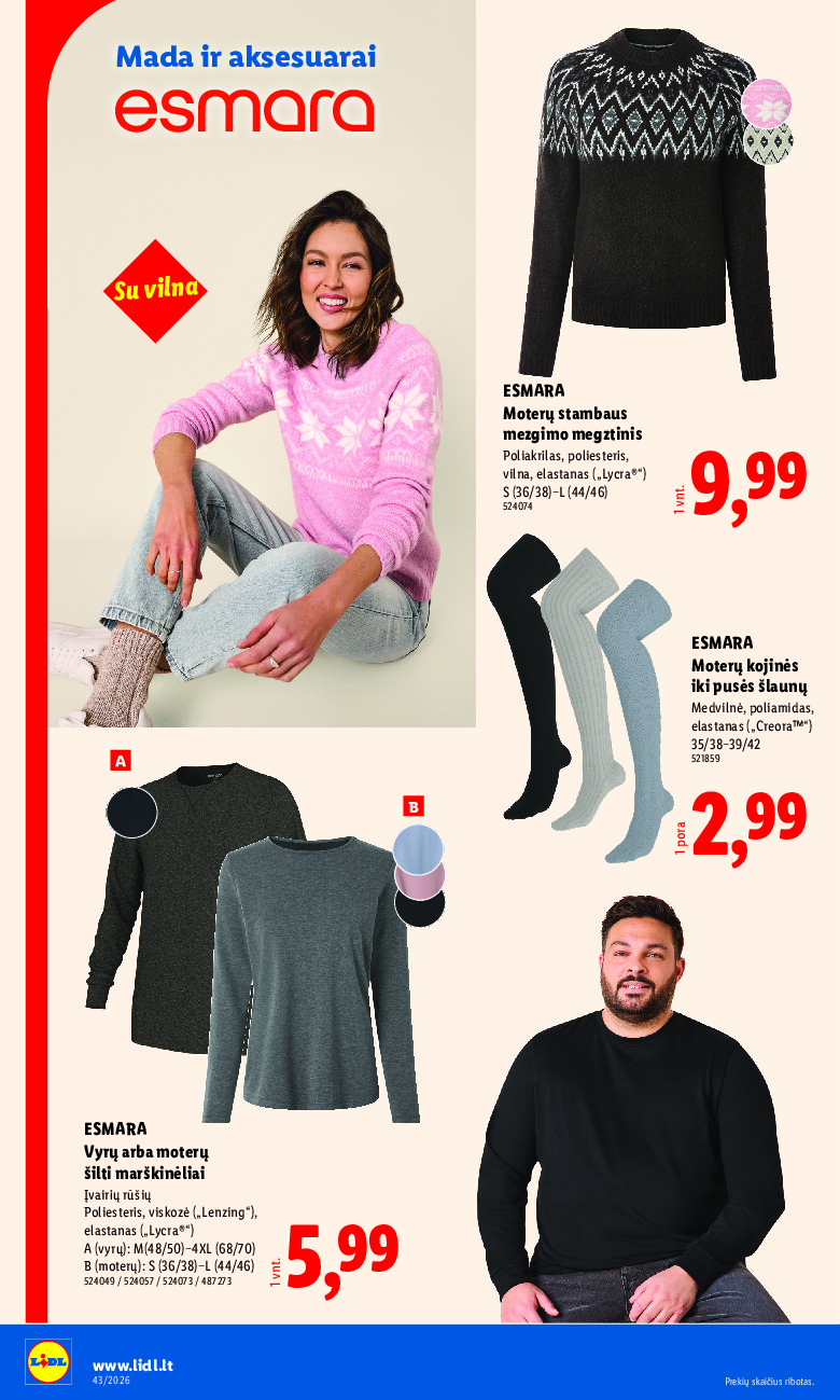 lidl - NE MAISTO PREKIŲ PASIŪLYMAI (2026-10-19 - 2026-10-25) - page: 4