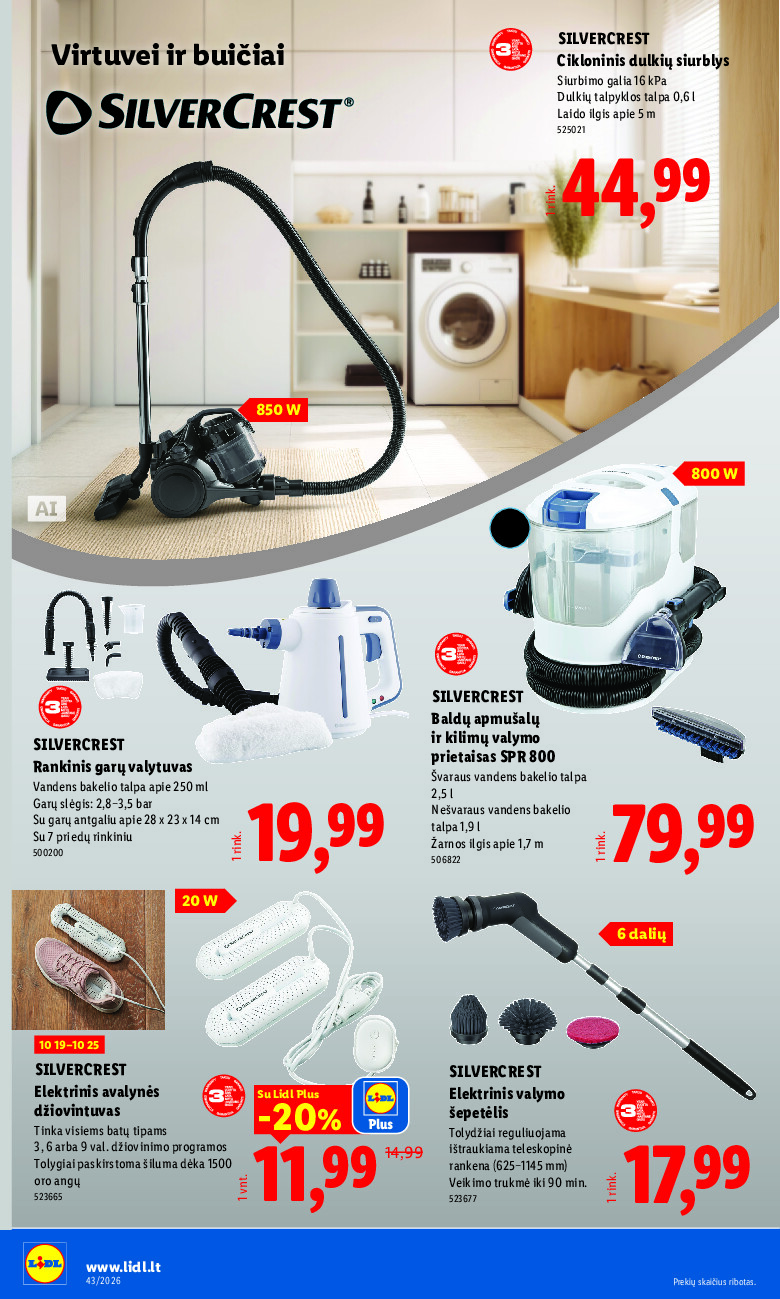 lidl - NE MAISTO PREKIŲ PASIŪLYMAI (2026-10-19 - 2026-10-25) - page: 8