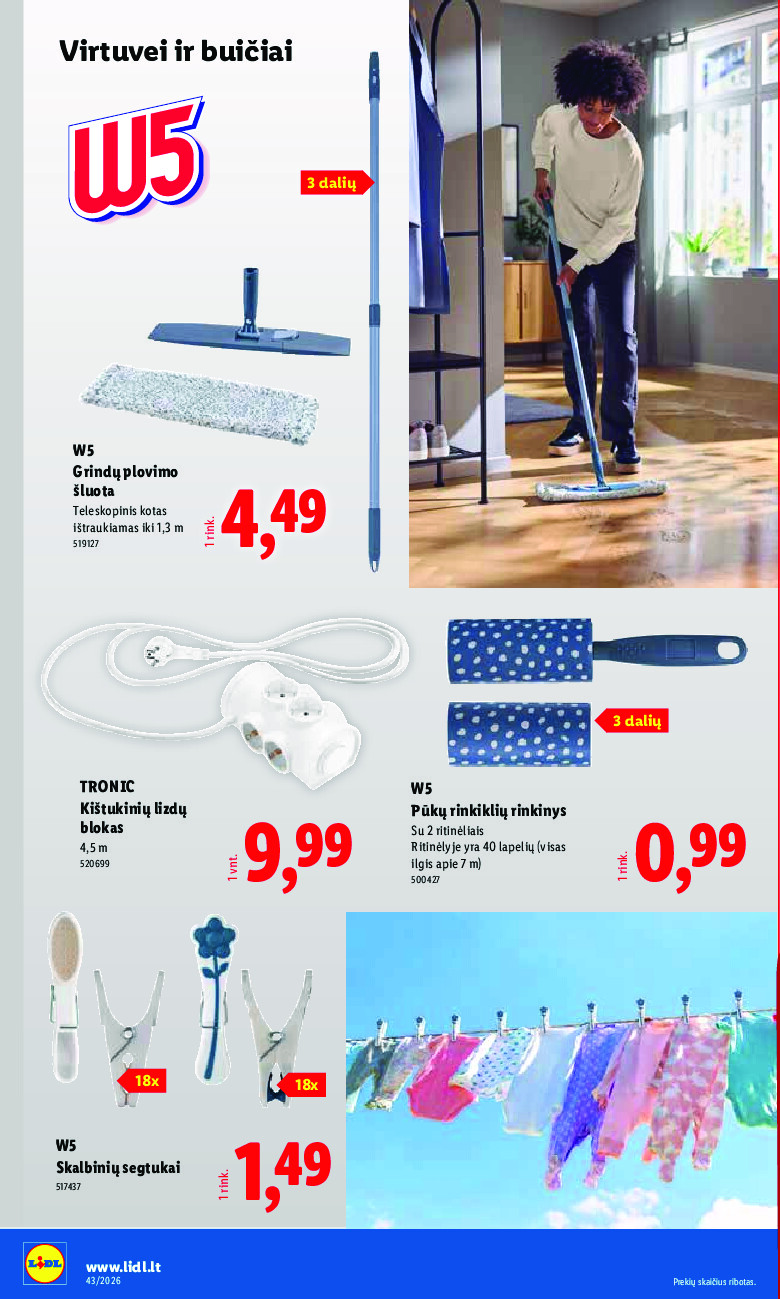 lidl - NE MAISTO PREKIŲ PASIŪLYMAI (2026-10-19 - 2026-10-25) - page: 10