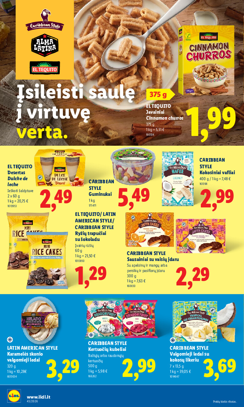 lidl - MAISTO PREKIŲ PASIŪLYMAI (2026-10-19 - 2026-10-25) - page: 24