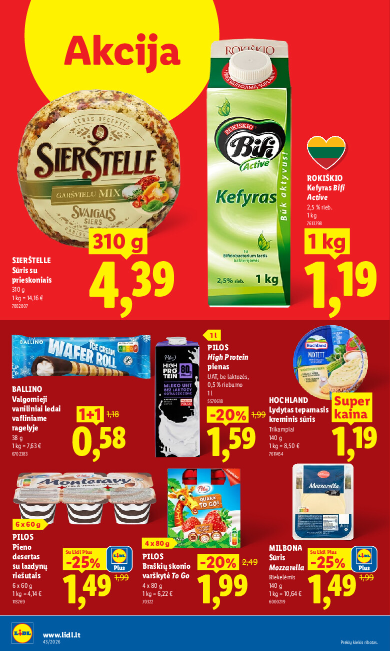 lidl - MAISTO PREKIŲ PASIŪLYMAI (2026-10-19 - 2026-10-25) - page: 28