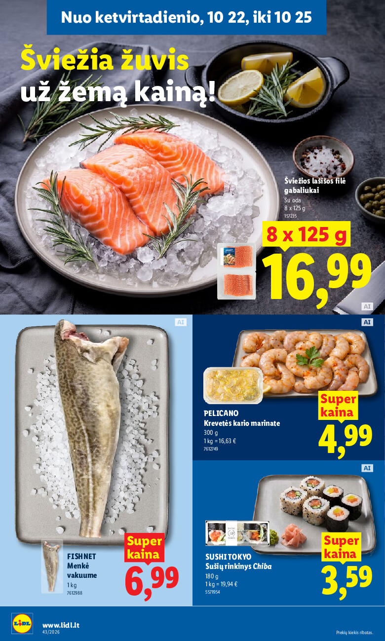lidl - MAISTO PREKIŲ PASIŪLYMAI (2026-10-19 - 2026-10-25) - page: 34