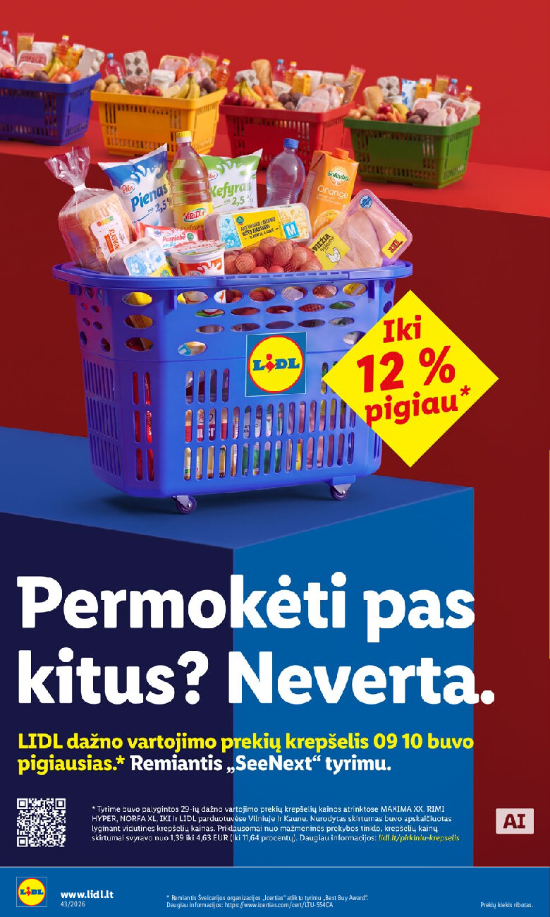 lidl - MAISTO PREKIŲ PASIŪLYMAI (2026-10-19 - 2026-10-25) - page: 6