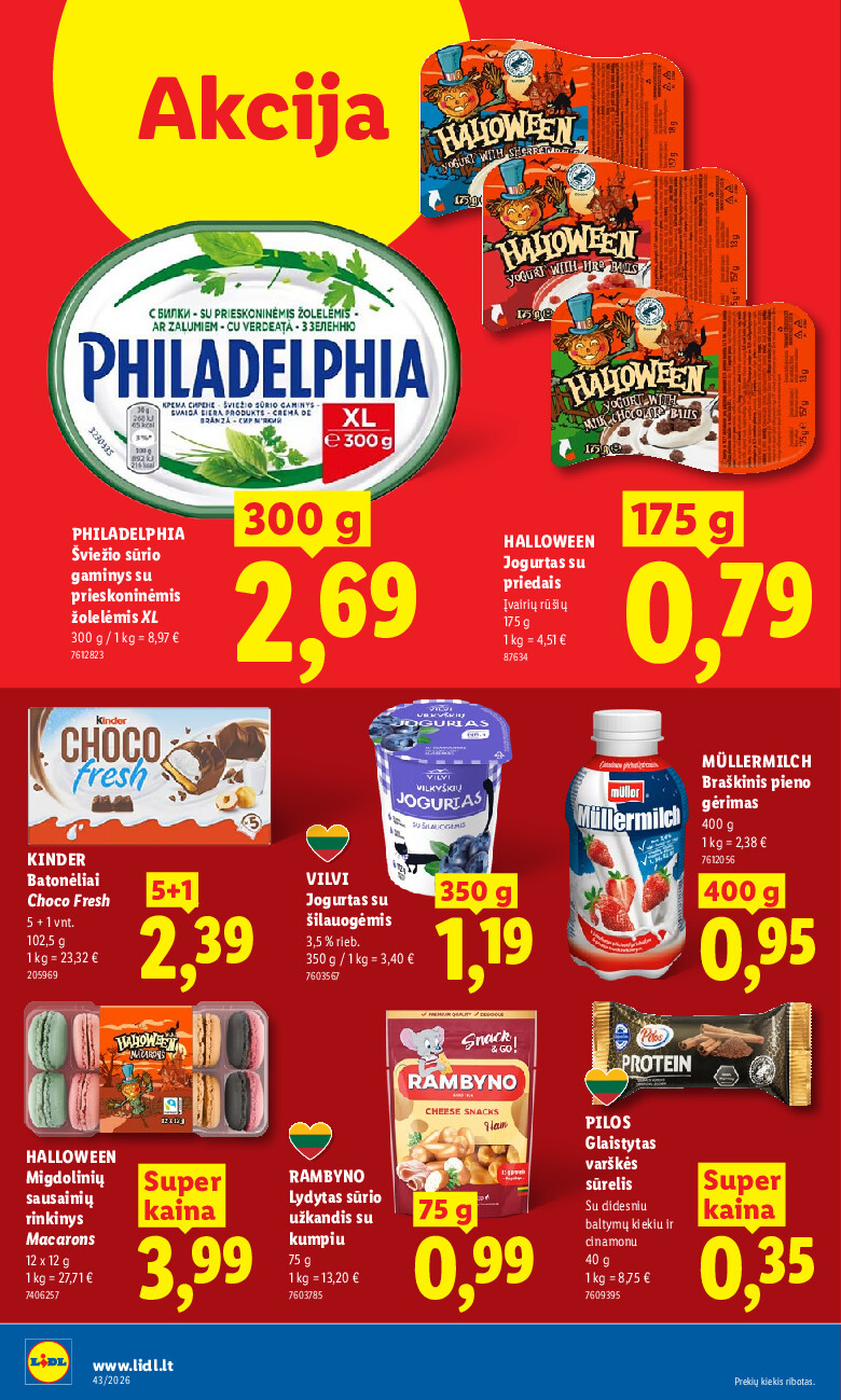 lidl - MAISTO PREKIŲ PASIŪLYMAI (2026-10-19 - 2026-10-25) - page: 10