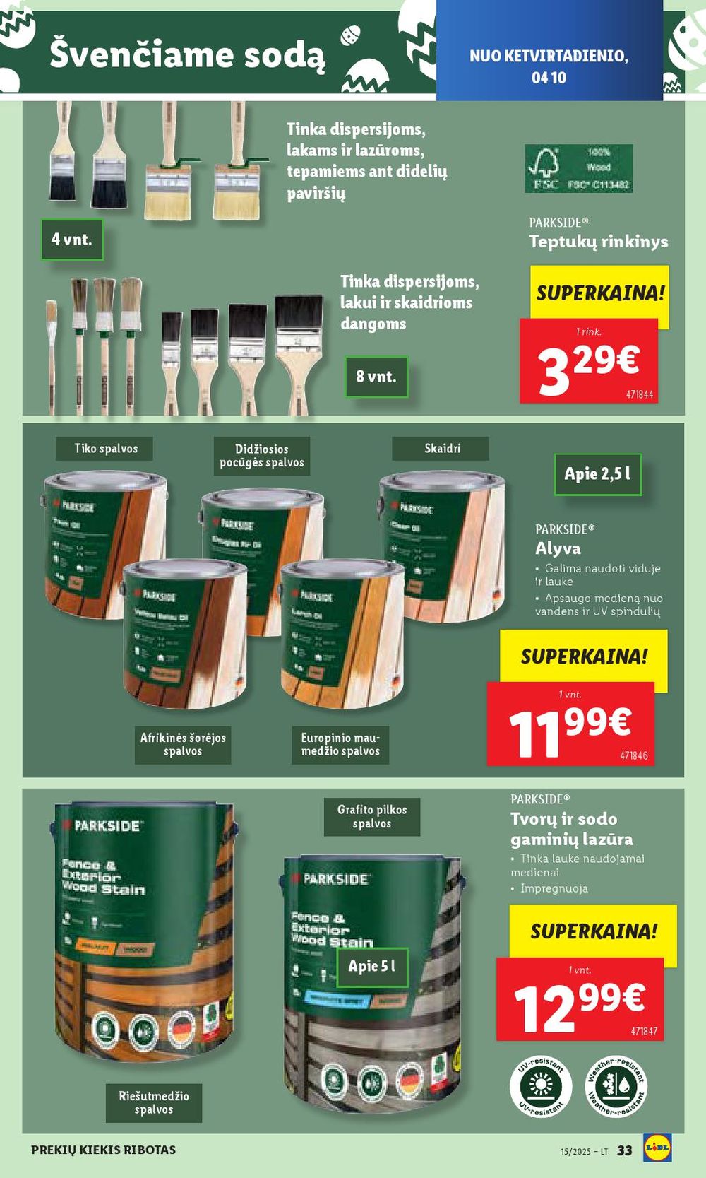lidl - LIDL - Ne maisto prekių pasiūlymai (2025 04 07 - 2025 04 13) - page: 33 lidl - LIDL - Ne maisto prekių pasiūlymai (2025 04 07 - 2025 04 13) - page: 33