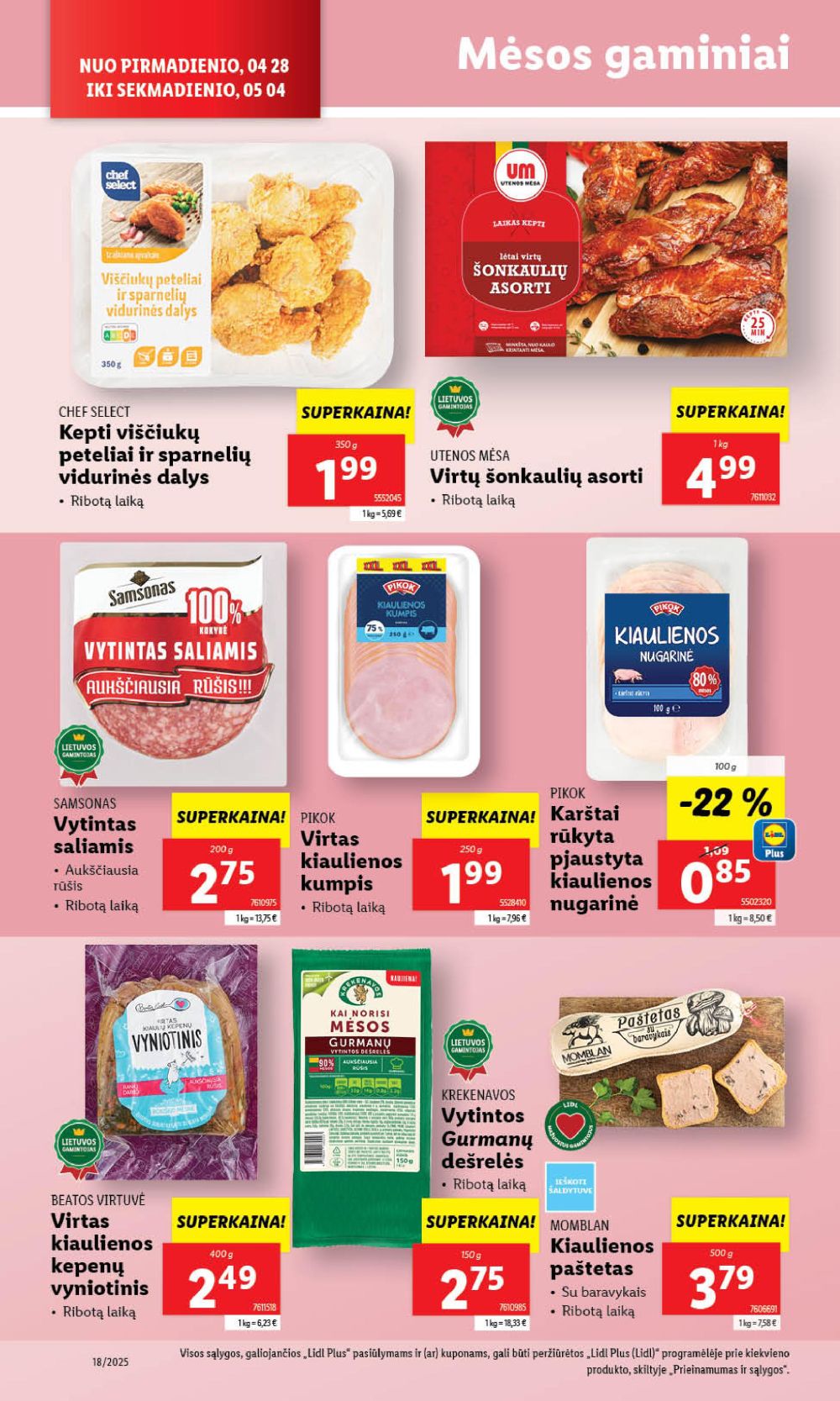 lidl - LIDL - Maisto prekių pasiūlymai (2025 05 01 - 2025 05 04) - page: 40 lidl - LIDL - Maisto prekių pasiūlymai (2025 05 01 - 2025 05 04) - page: 40
