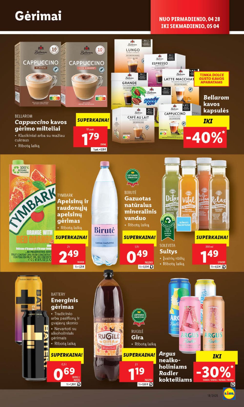 lidl - LIDL - Maisto prekių pasiūlymai (2025 05 01 - 2025 05 04) - page: 45 lidl - LIDL - Maisto prekių pasiūlymai (2025 05 01 - 2025 05 04) - page: 45