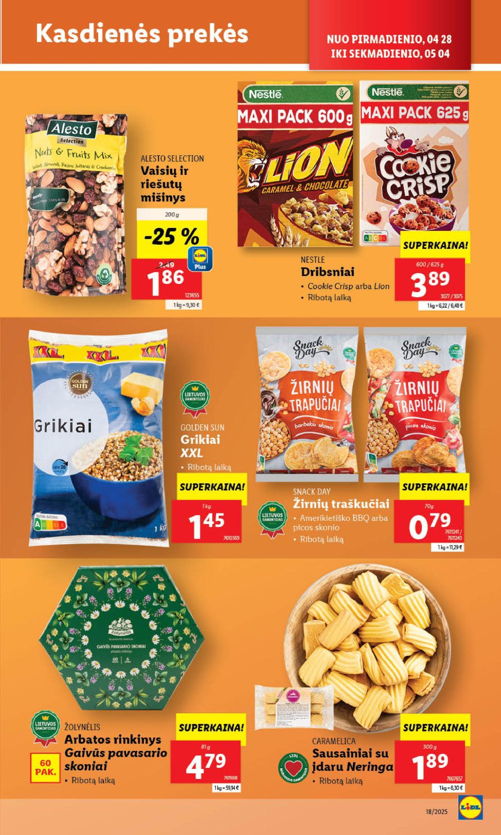 lidl - LIDL - Maisto prekių pasiūlymai (2025 05 01 - 2025 05 04) - page: 43 lidl - LIDL - Maisto prekių pasiūlymai (2025 05 01 - 2025 05 04) - page: 43