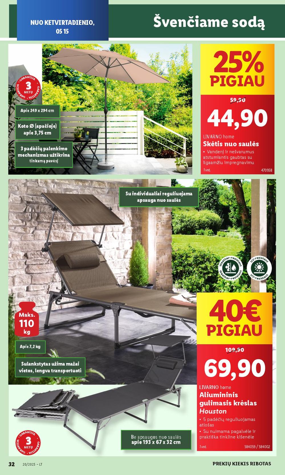 lidl - LIDL - Ne maisto prekių pasiūlymai (2025 05 12 - 2025 05 18) - page: 32 lidl - LIDL - Ne maisto prekių pasiūlymai (2025 05 12 - 2025 05 18) - page: 32
