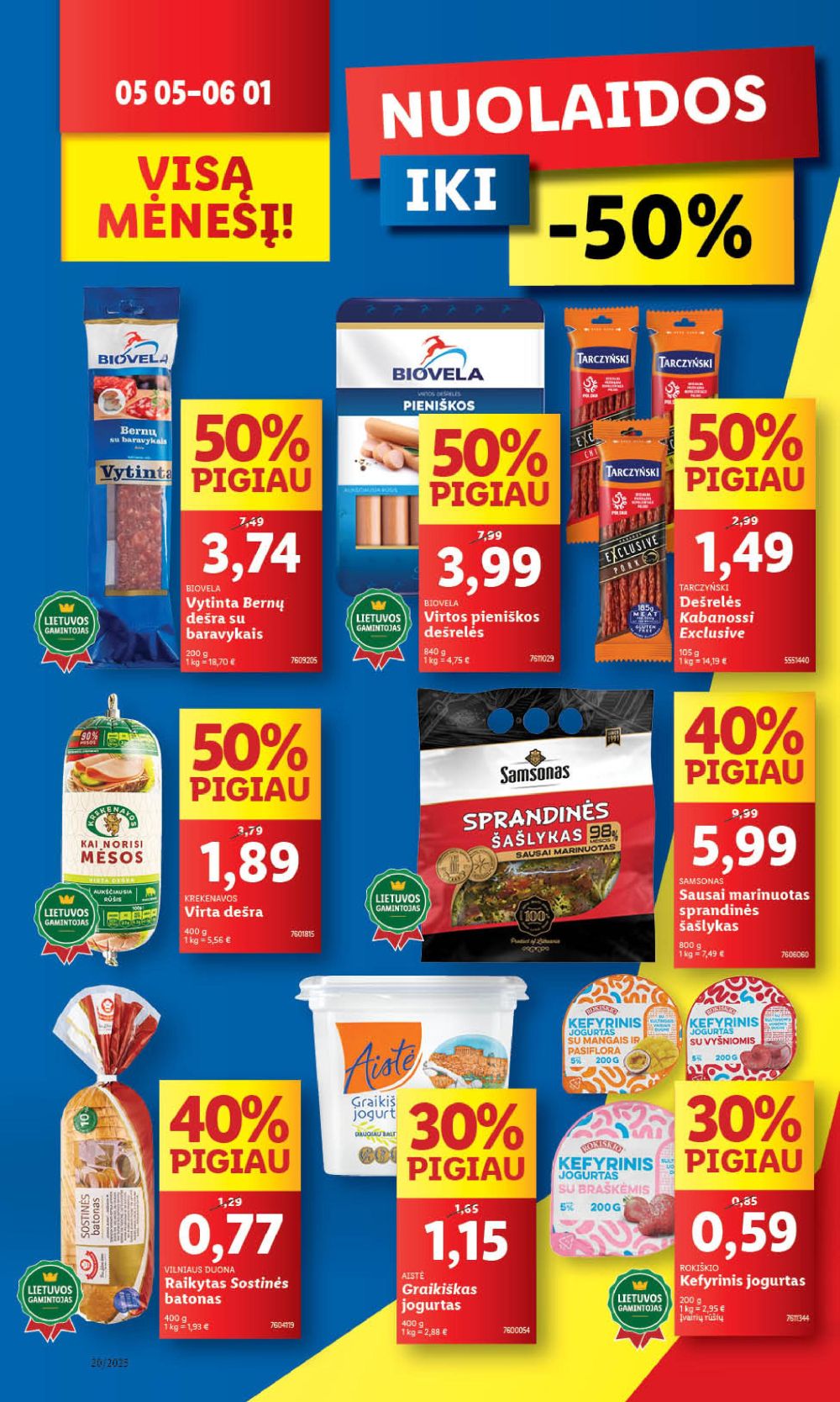 lidl - LIDL - Maisto prekių pasiūlymai (2025 05 15 - 2025 05 18) - page: 16