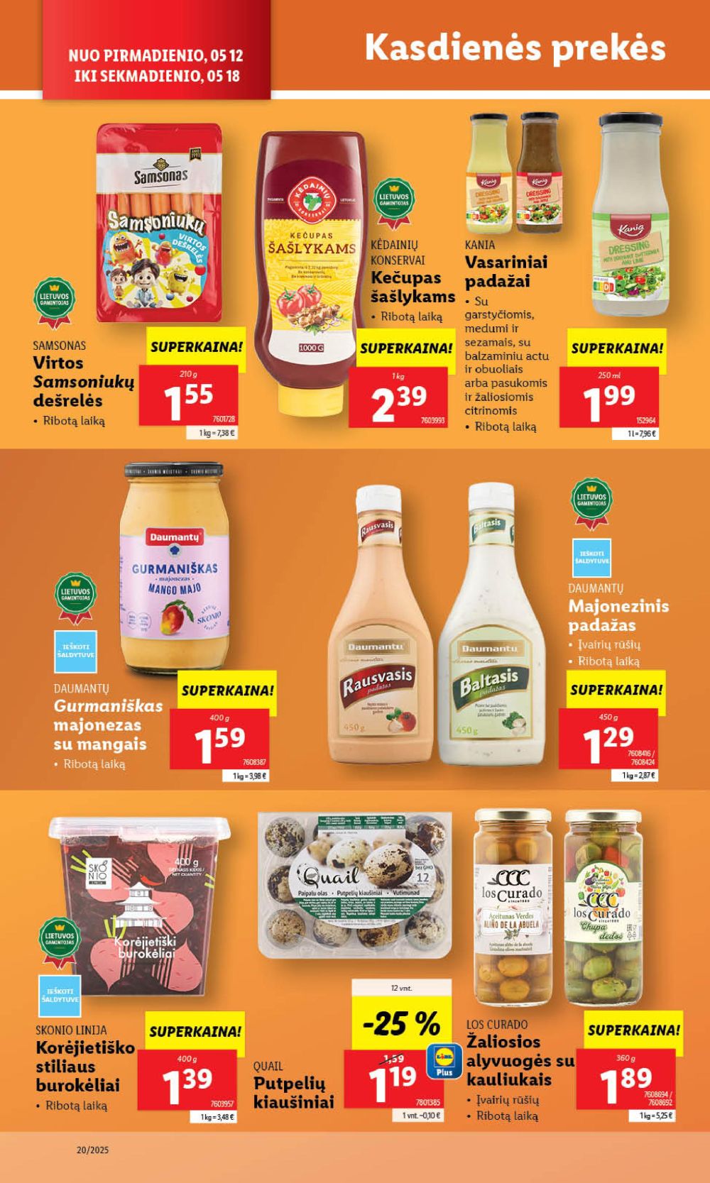 lidl - LIDL - Maisto prekių pasiūlymai (2025 05 15 - 2025 05 18) - page: 32