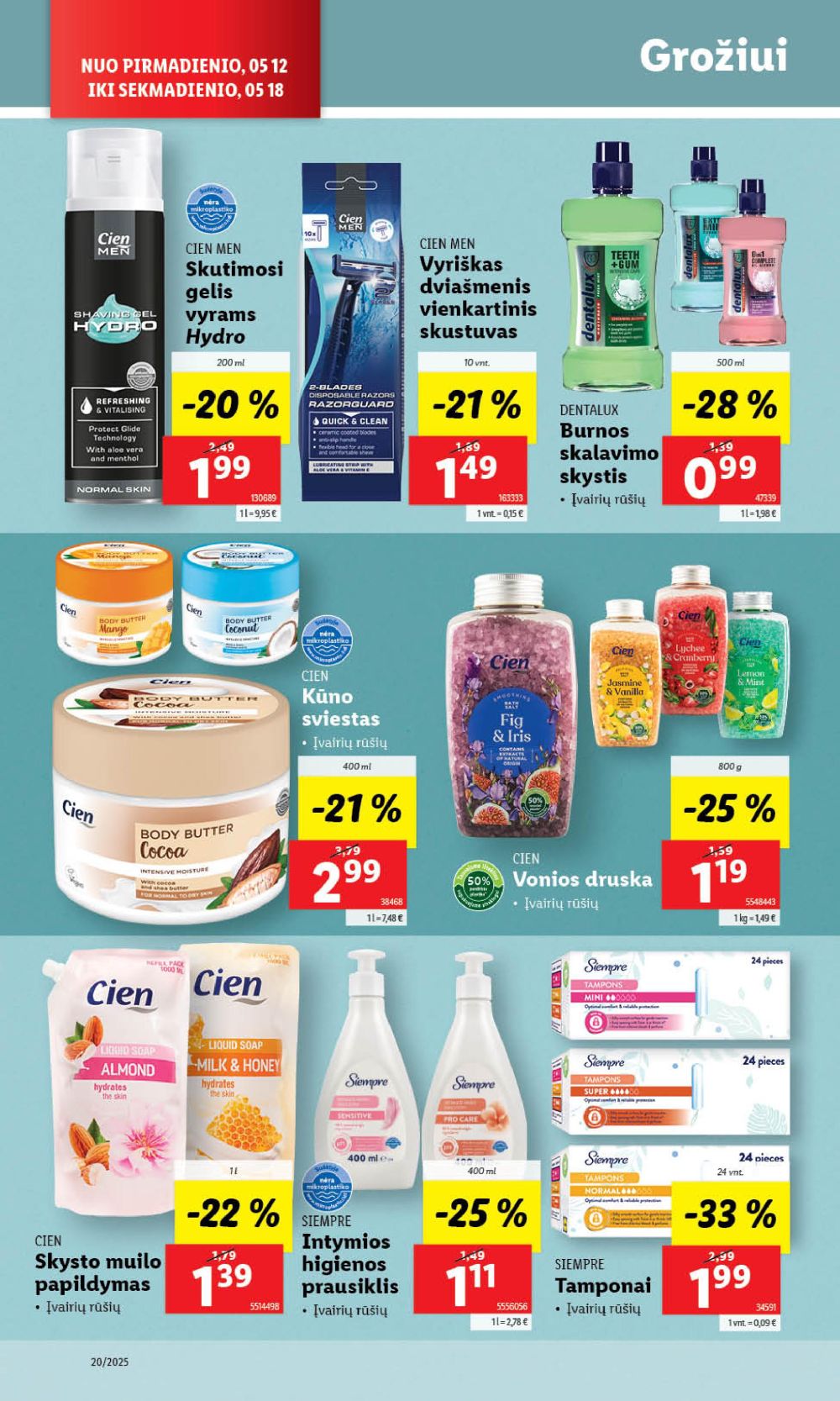 lidl - LIDL - Maisto prekių pasiūlymai (2025 05 15 - 2025 05 18) - page: 37