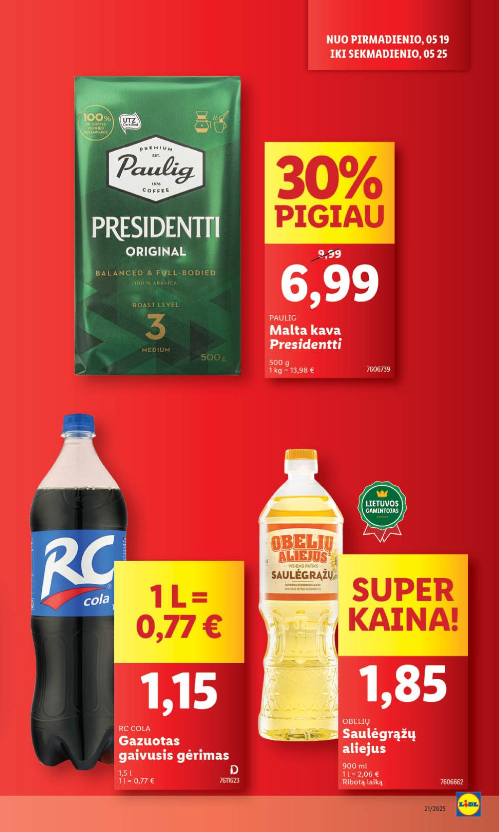 lidl - LIDL - Maisto prekių pasiūlymai (2025 05 19 - 2025 05 25) - page: 21 lidl - LIDL - Maisto prekių pasiūlymai (2025 05 19 - 2025 05 25) - page: 21