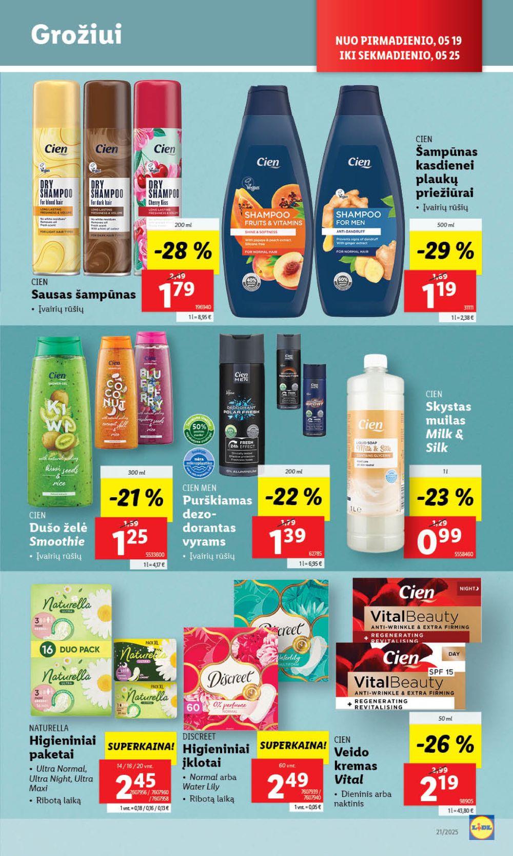 lidl - LIDL - Maisto prekių pasiūlymai (2025 05 19 - 2025 05 25) - page: 37 lidl - LIDL - Maisto prekių pasiūlymai (2025 05 19 - 2025 05 25) - page: 37