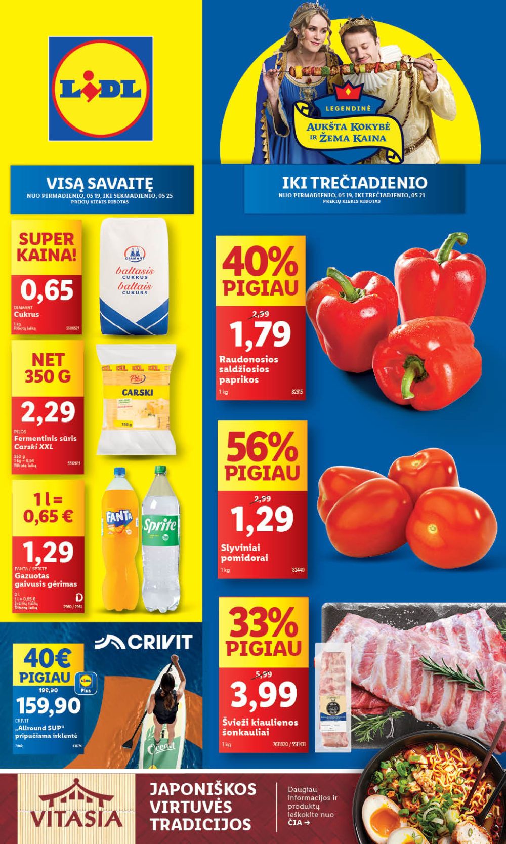 lidl - LIDL - Maisto prekių pasiūlymai (2025 05 19 - 2025 05 25)