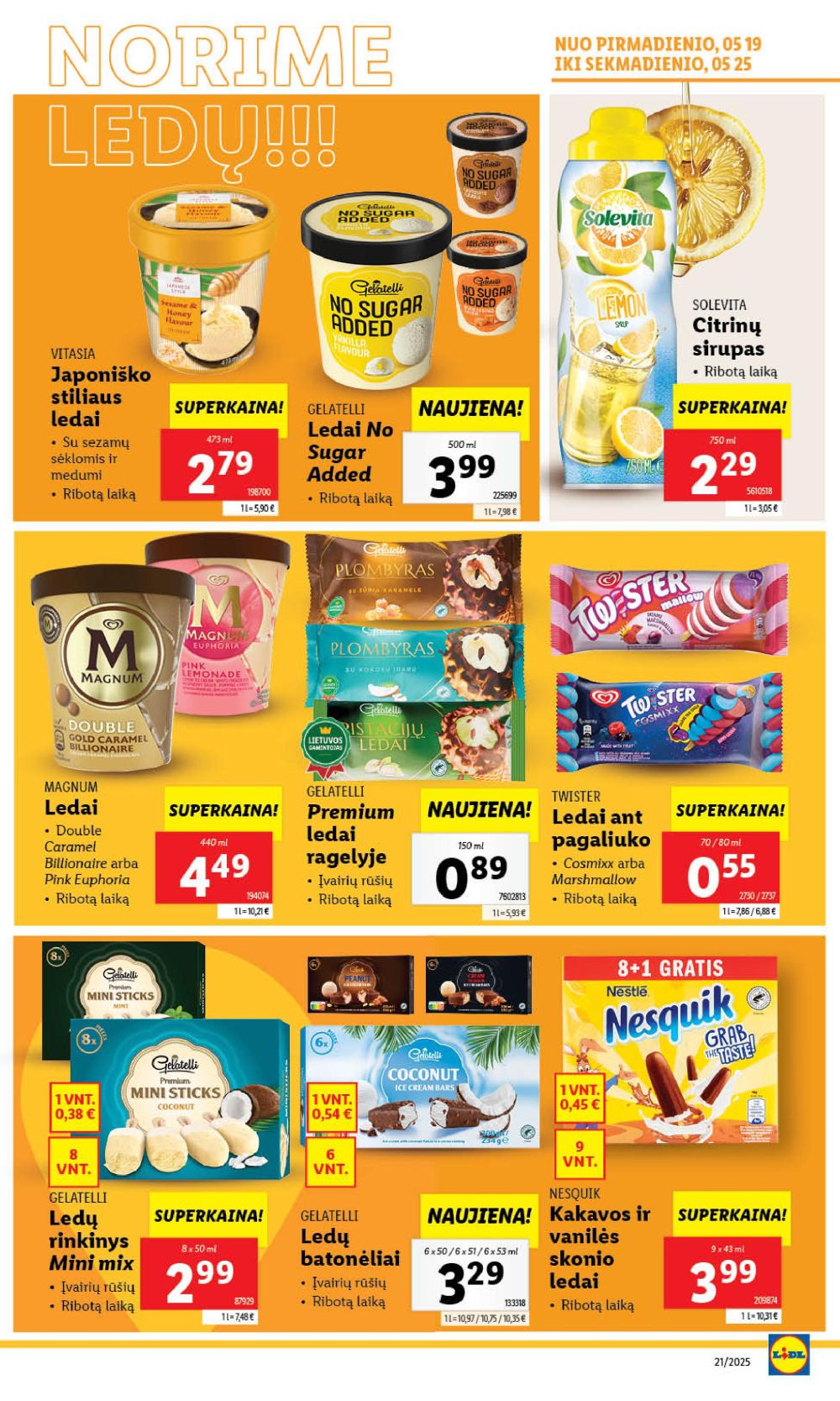 lidl - LIDL - Maisto prekių pasiūlymai (2025 05 22 - 2025 05 25) - page: 11 lidl - LIDL - Maisto prekių pasiūlymai (2025 05 22 - 2025 05 25) - page: 11