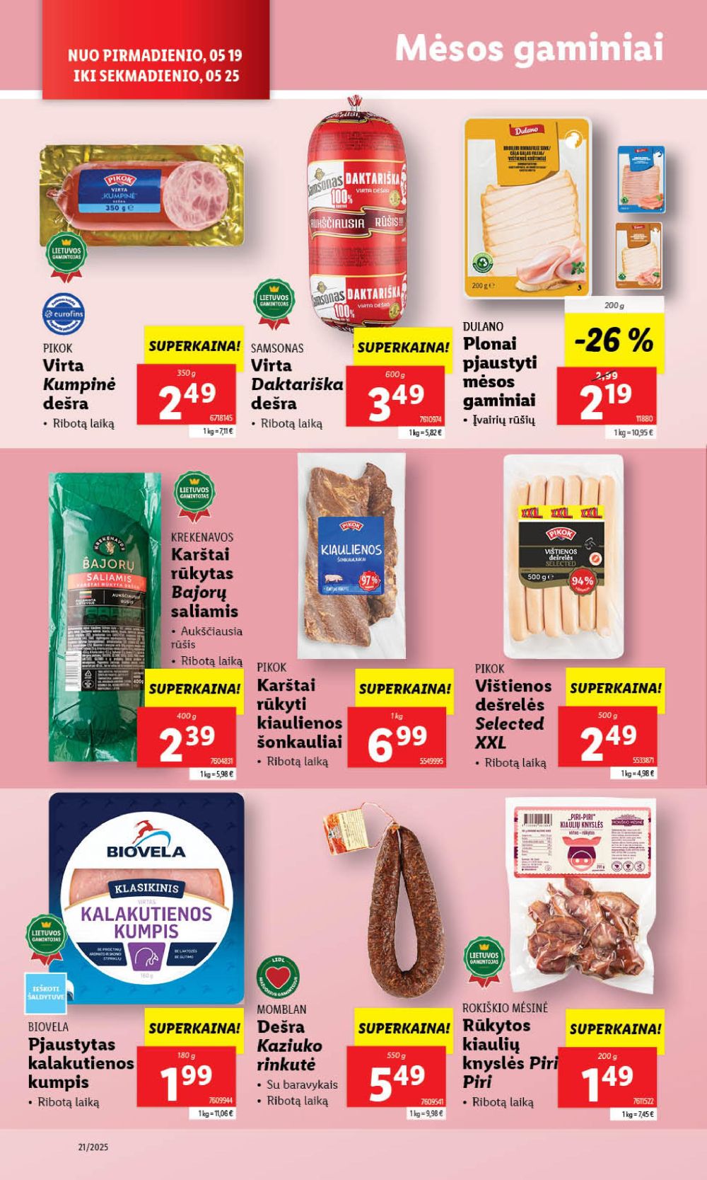 lidl - LIDL - Maisto prekių pasiūlymai (2025 05 22 - 2025 05 25) - page: 34 lidl - LIDL - Maisto prekių pasiūlymai (2025 05 22 - 2025 05 25) - page: 34