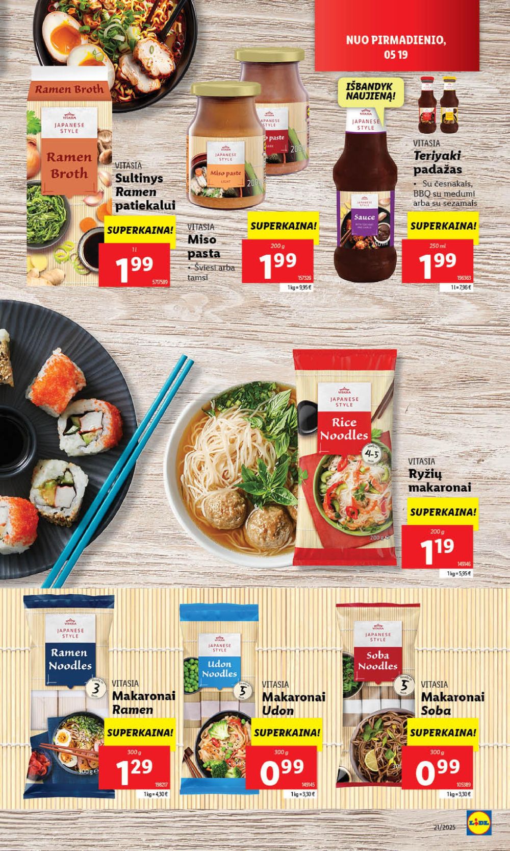 lidl - LIDL - Maisto prekių pasiūlymai (2025 05 22 - 2025 05 25) - page: 19 lidl - LIDL - Maisto prekių pasiūlymai (2025 05 22 - 2025 05 25) - page: 19