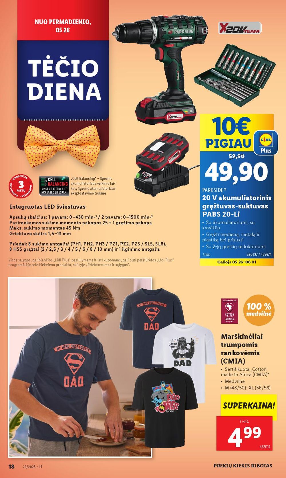lidl - LIDL - Ne maisto prekių pasiūlymai (2025 05 26 - 2025 06 01) - page: 18 lidl - LIDL - Ne maisto prekių pasiūlymai (2025 05 26 - 2025 06 01) - page: 18