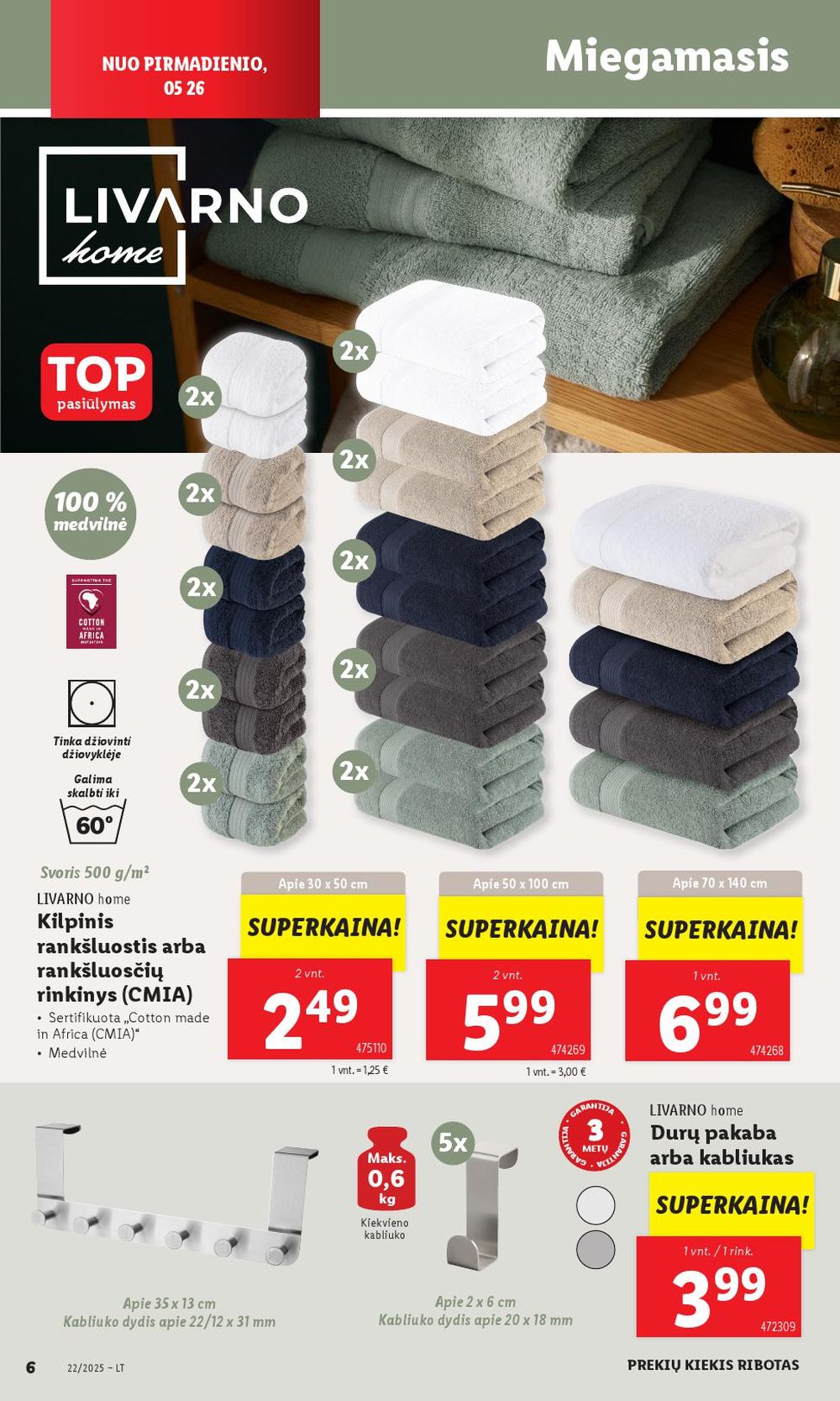 lidl - LIDL - Ne maisto prekių pasiūlymai (2025 05 26 - 2025 06 01) - page: 6 lidl - LIDL - Ne maisto prekių pasiūlymai (2025 05 26 - 2025 06 01) - page: 6