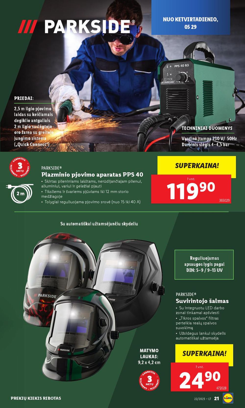 lidl - LIDL - Ne maisto prekių pasiūlymai (2025 05 26 - 2025 06 01) - page: 21 lidl - LIDL - Ne maisto prekių pasiūlymai (2025 05 26 - 2025 06 01) - page: 21