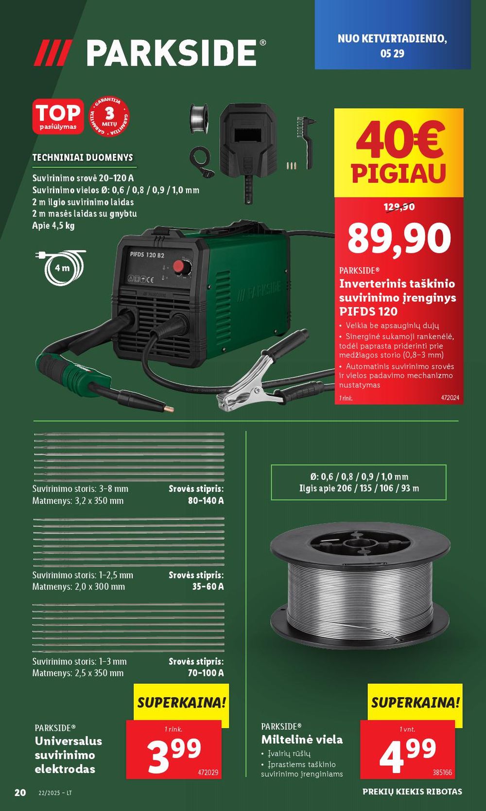 lidl - LIDL - Ne maisto prekių pasiūlymai (2025 05 26 - 2025 06 01) - page: 20 lidl - LIDL - Ne maisto prekių pasiūlymai (2025 05 26 - 2025 06 01) - page: 20