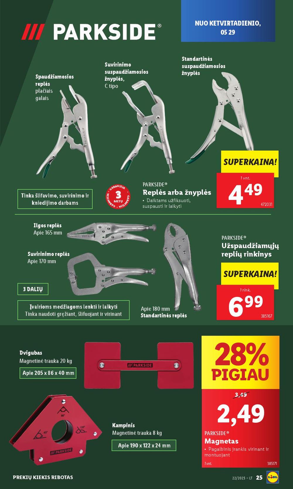 lidl - LIDL - Ne maisto prekių pasiūlymai (2025 05 26 - 2025 06 01) - page: 25 lidl - LIDL - Ne maisto prekių pasiūlymai (2025 05 26 - 2025 06 01) - page: 25