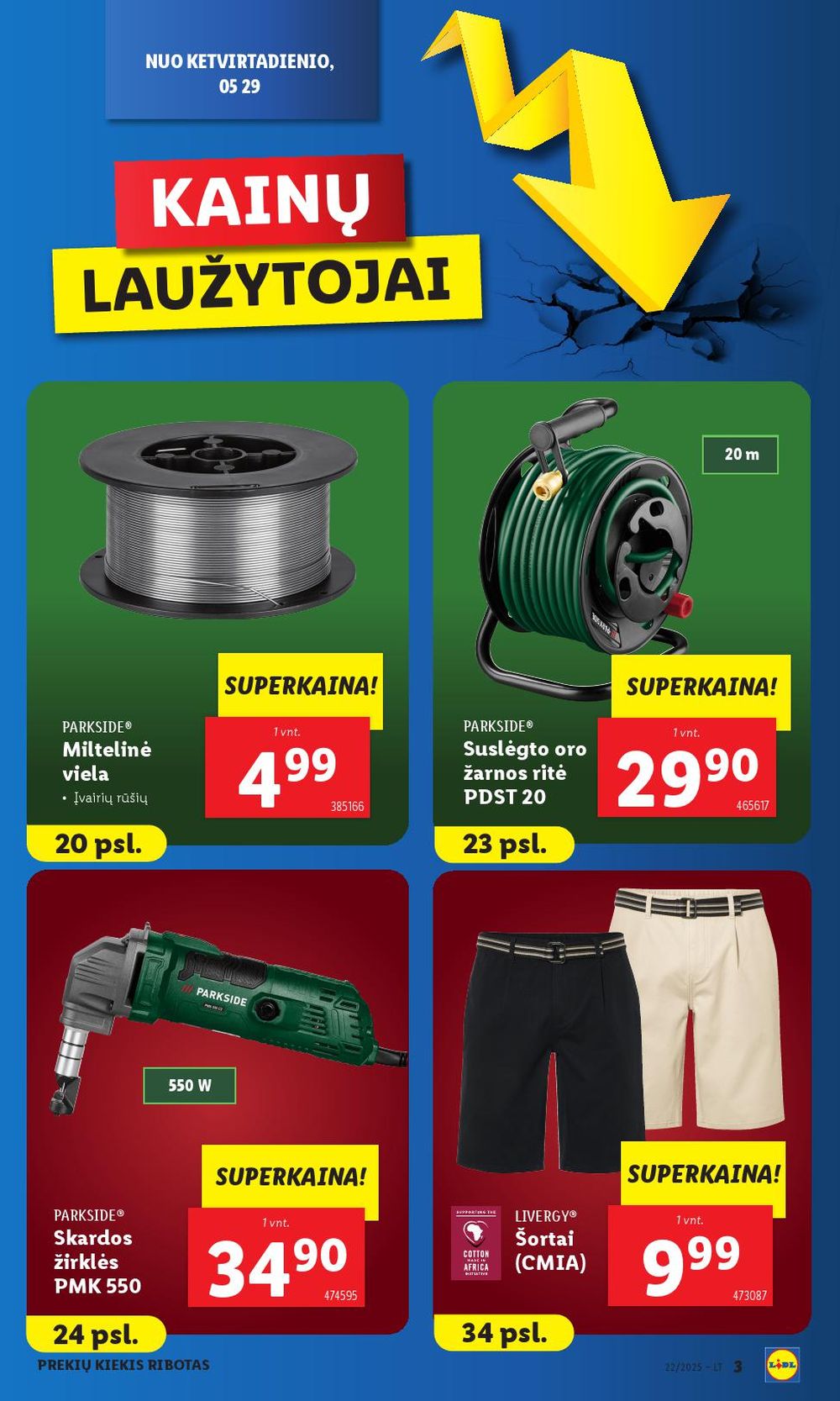 lidl - LIDL - Ne maisto prekių pasiūlymai (2025 05 26 - 2025 06 01) - page: 3 lidl - LIDL - Ne maisto prekių pasiūlymai (2025 05 26 - 2025 06 01) - page: 3