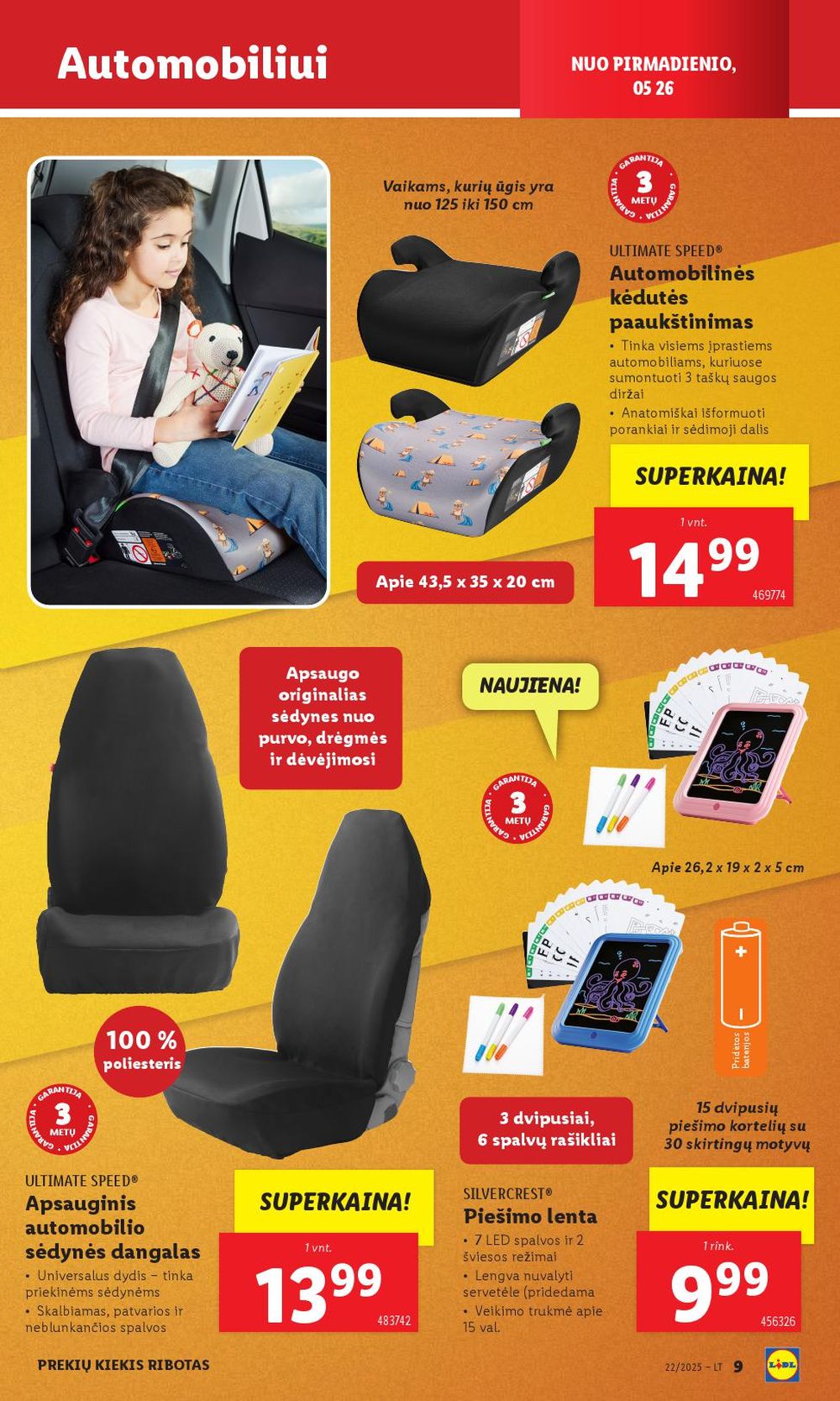 lidl - LIDL - Ne maisto prekių pasiūlymai (2025 05 26 - 2025 06 01) - page: 9 lidl - LIDL - Ne maisto prekių pasiūlymai (2025 05 26 - 2025 06 01) - page: 9