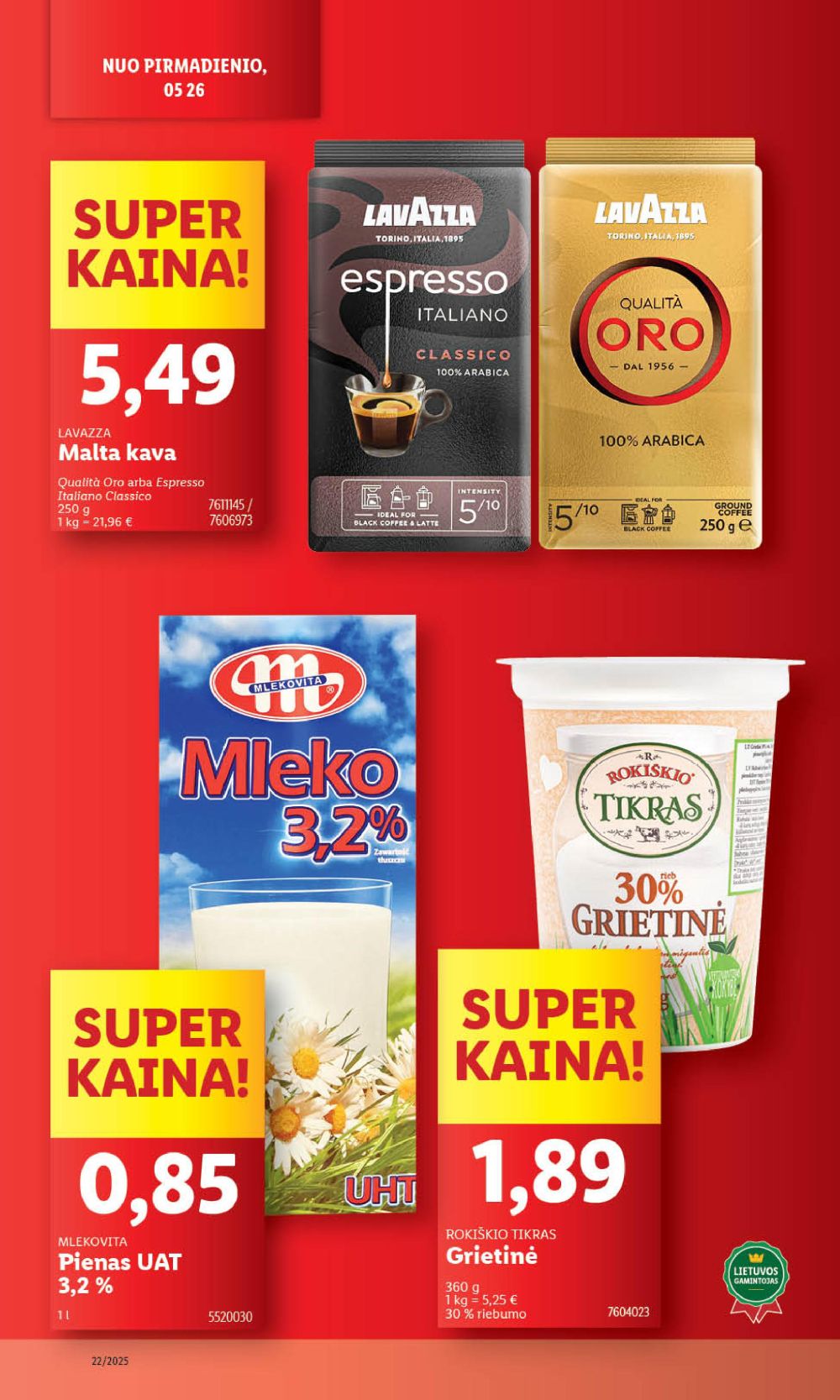 lidl - LIDL - Maisto prekių pasiūlymai (2025 05 29 - 2025 06 01) - page: 20