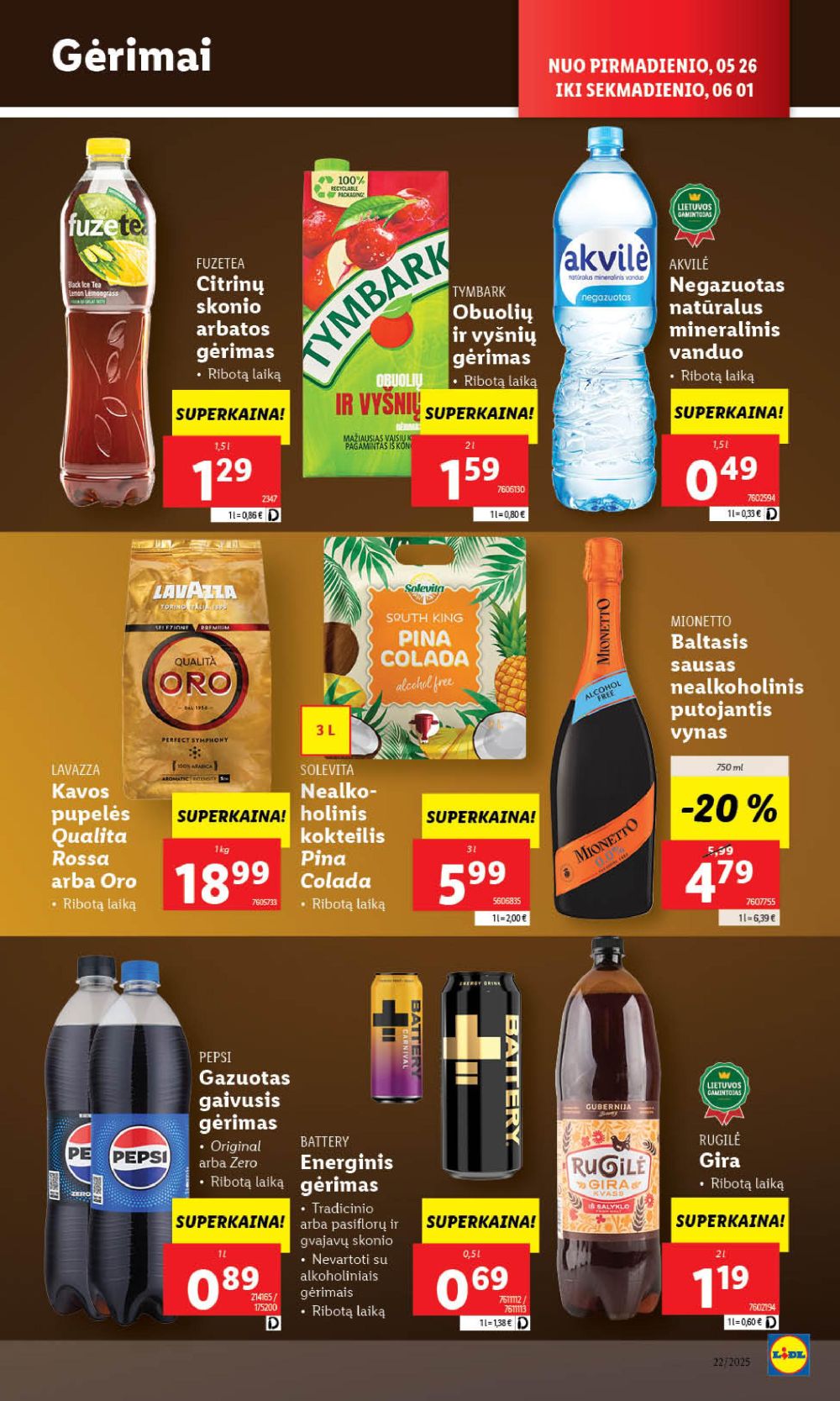 lidl - LIDL - Maisto prekių pasiūlymai (2025 05 29 - 2025 06 01) - page: 27