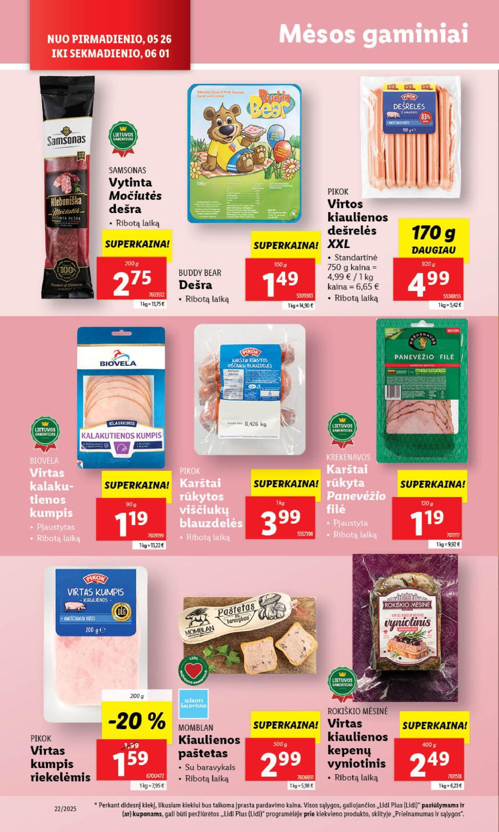 lidl - LIDL - Maisto prekių pasiūlymai (2025 05 29 - 2025 06 01) - page: 26
