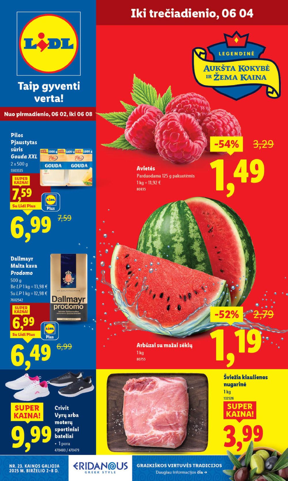 lidl - LIDL - Maisto prekių pasiūlymai (2025 06 02 - 2025 06 08)
