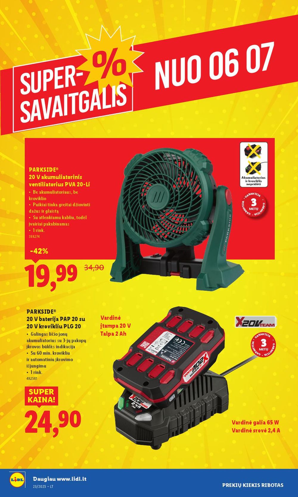 lidl - LIDL - Ne maisto prekių pasiūlymai (2025 06 02 - 2025 06 08) - page: 46