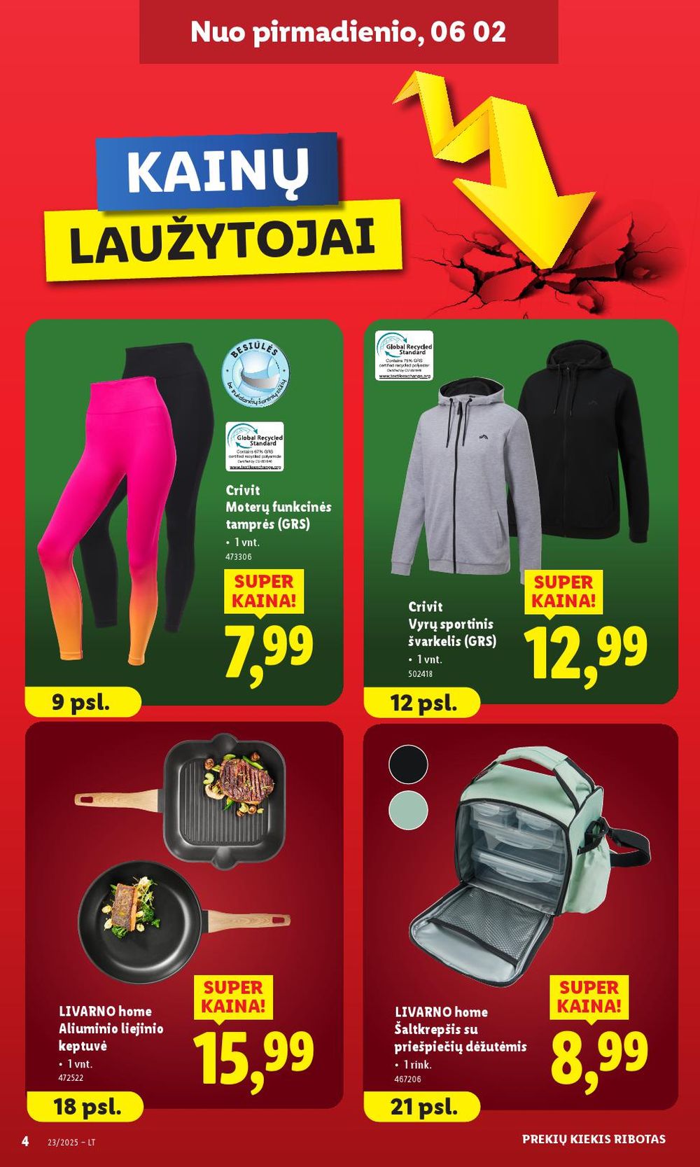 lidl - LIDL - Ne maisto prekių pasiūlymai (2025 06 02 - 2025 06 08) - page: 4