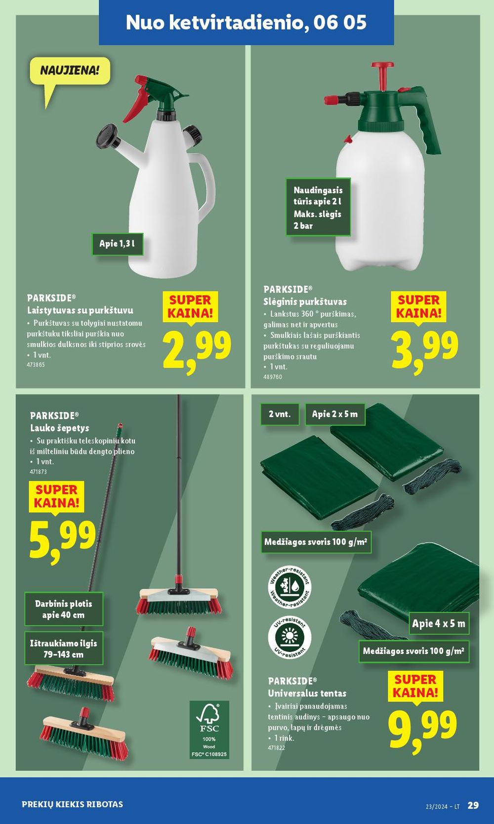 lidl - LIDL - Ne maisto prekių pasiūlymai (2025 06 02 - 2025 06 08) - page: 29