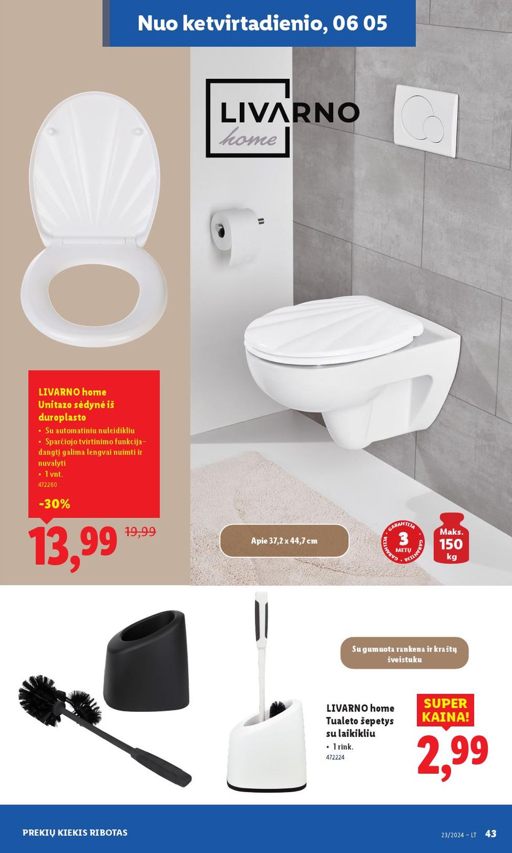 lidl - LIDL - Ne maisto prekių pasiūlymai (2025 06 02 - 2025 06 08) - page: 43