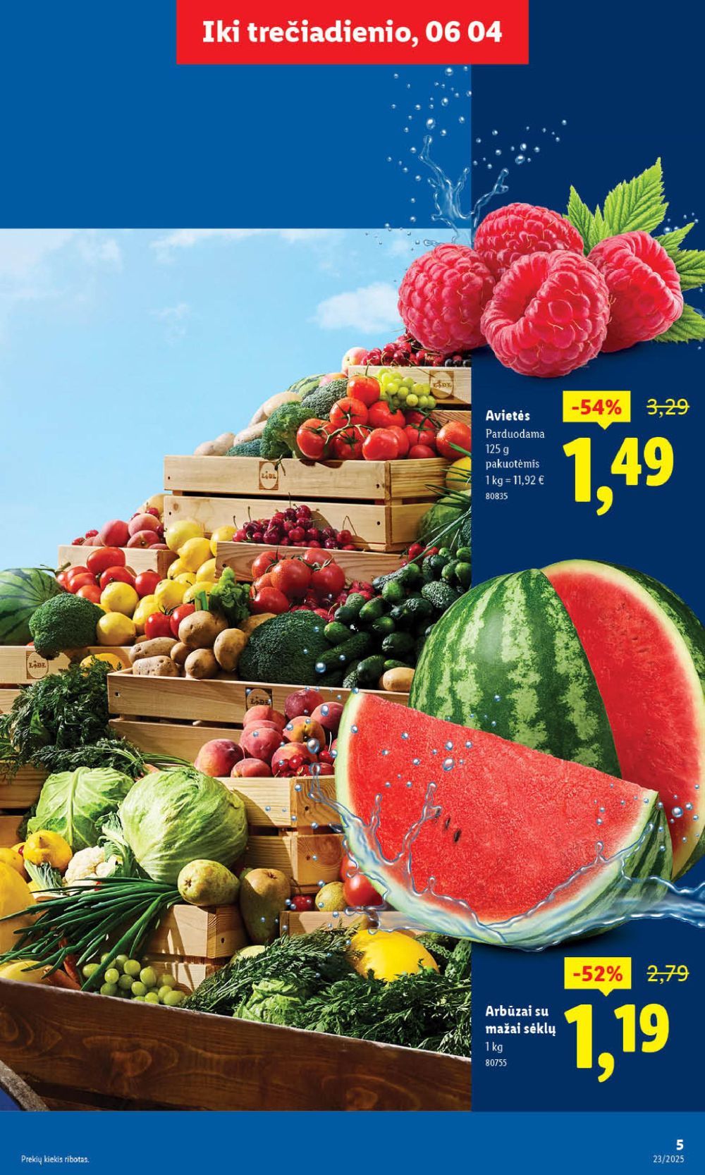 lidl - LIDL - Maisto prekių pasiūlymai (2025 06 05 - 2025 06 08) - page: 13