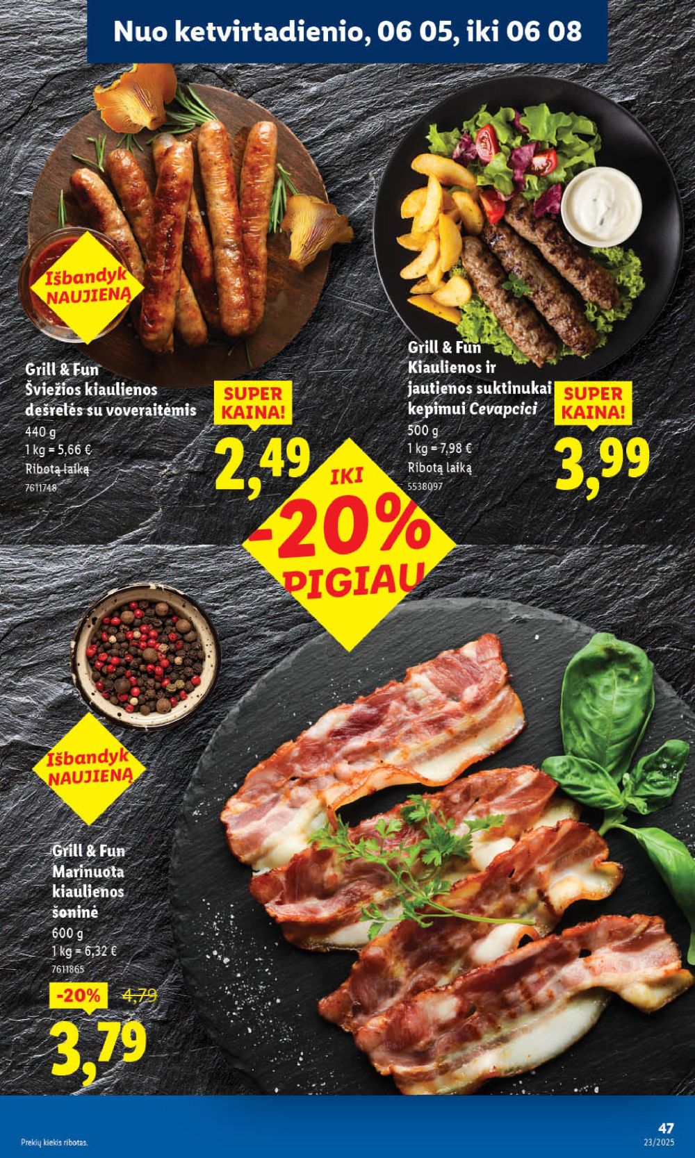 lidl - LIDL - Maisto prekių pasiūlymai (2025 06 05 - 2025 06 08) - page: 9