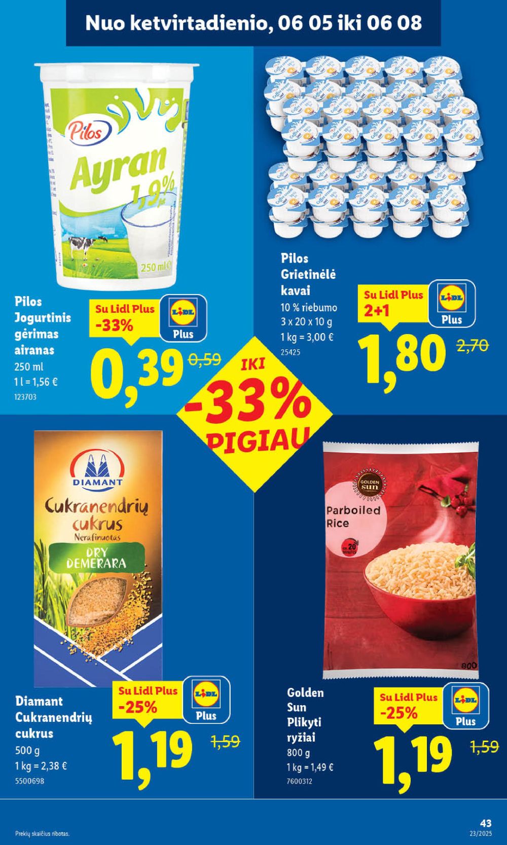lidl - LIDL - Maisto prekių pasiūlymai (2025 06 05 - 2025 06 08) - page: 5