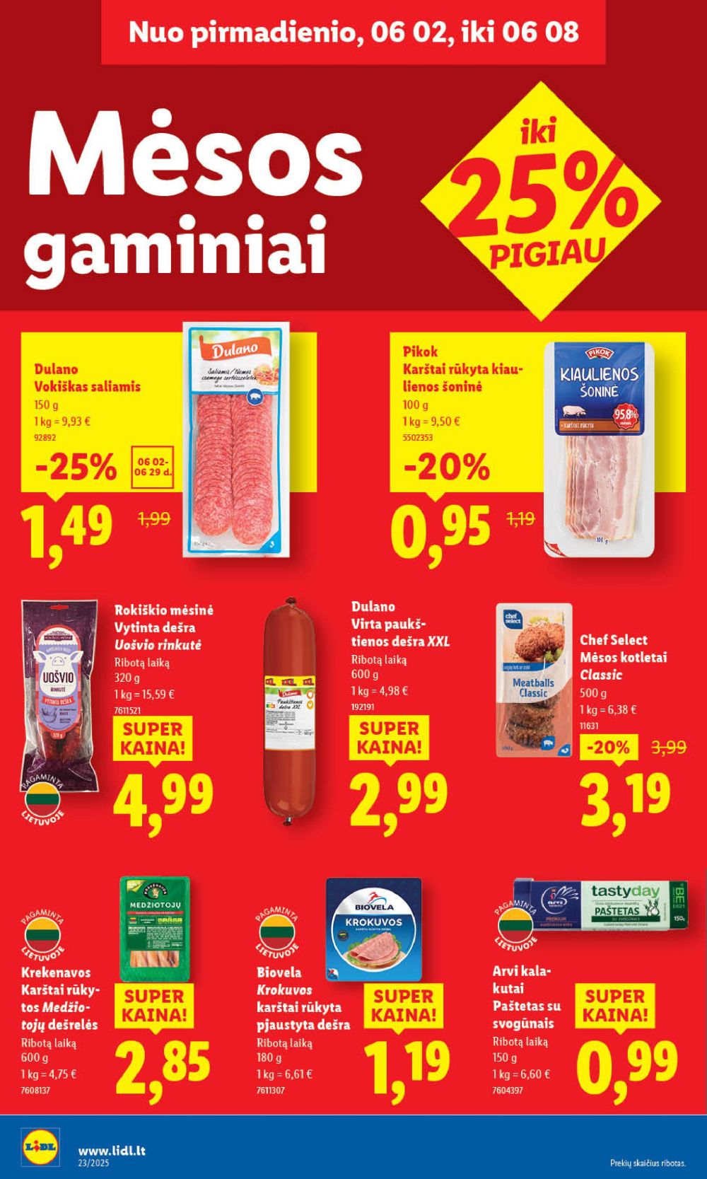 lidl - LIDL - Maisto prekių pasiūlymai (2025 06 05 - 2025 06 08) - page: 46