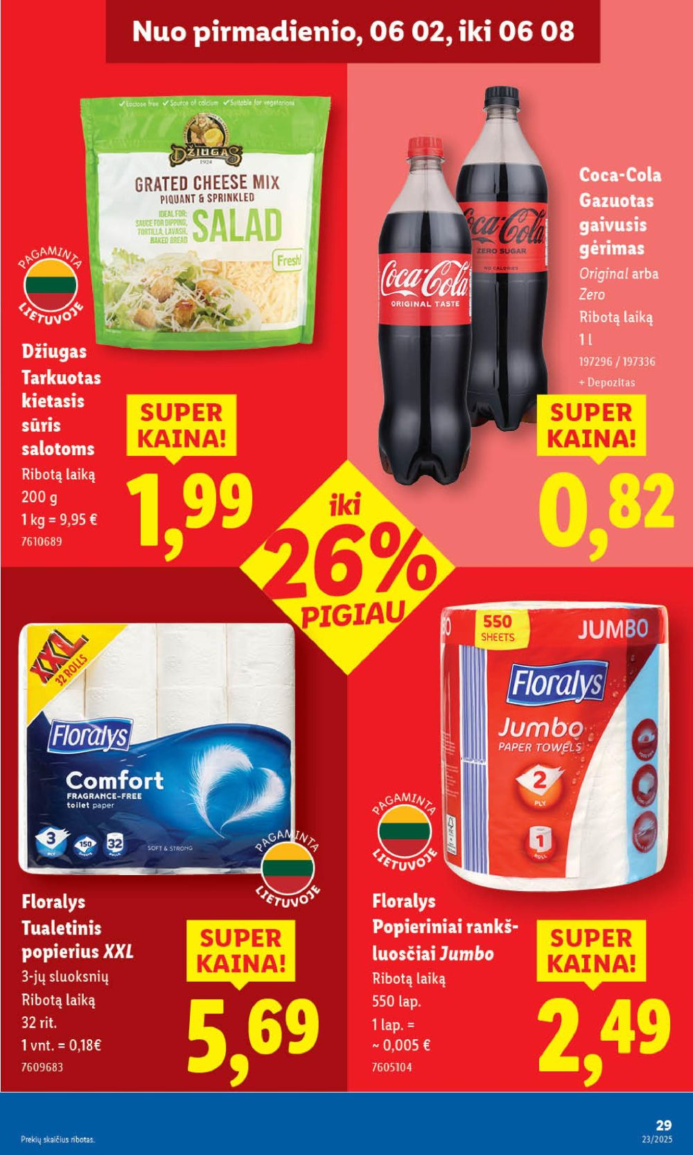 lidl - LIDL - Maisto prekių pasiūlymai (2025 06 05 - 2025 06 08) - page: 41