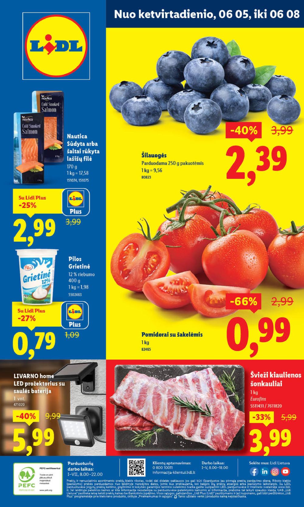 lidl - LIDL - Maisto prekių pasiūlymai (2025 06 05 - 2025 06 08)