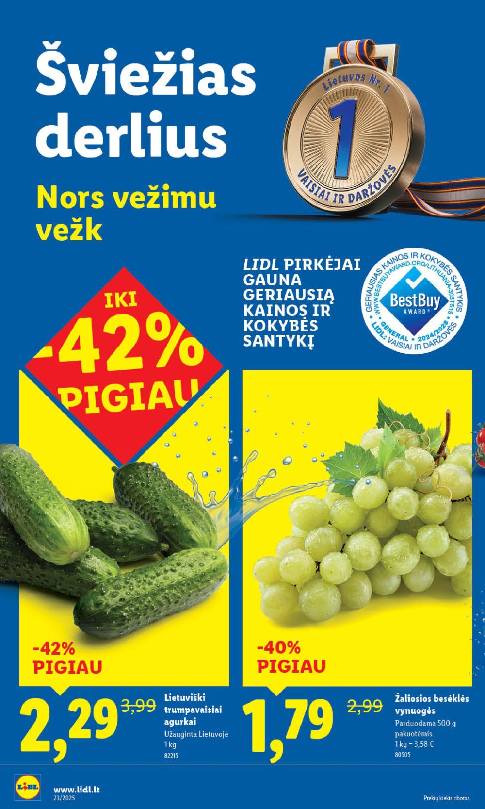 lidl - LIDL - Maisto prekių pasiūlymai (2025 06 05 - 2025 06 08) - page: 14