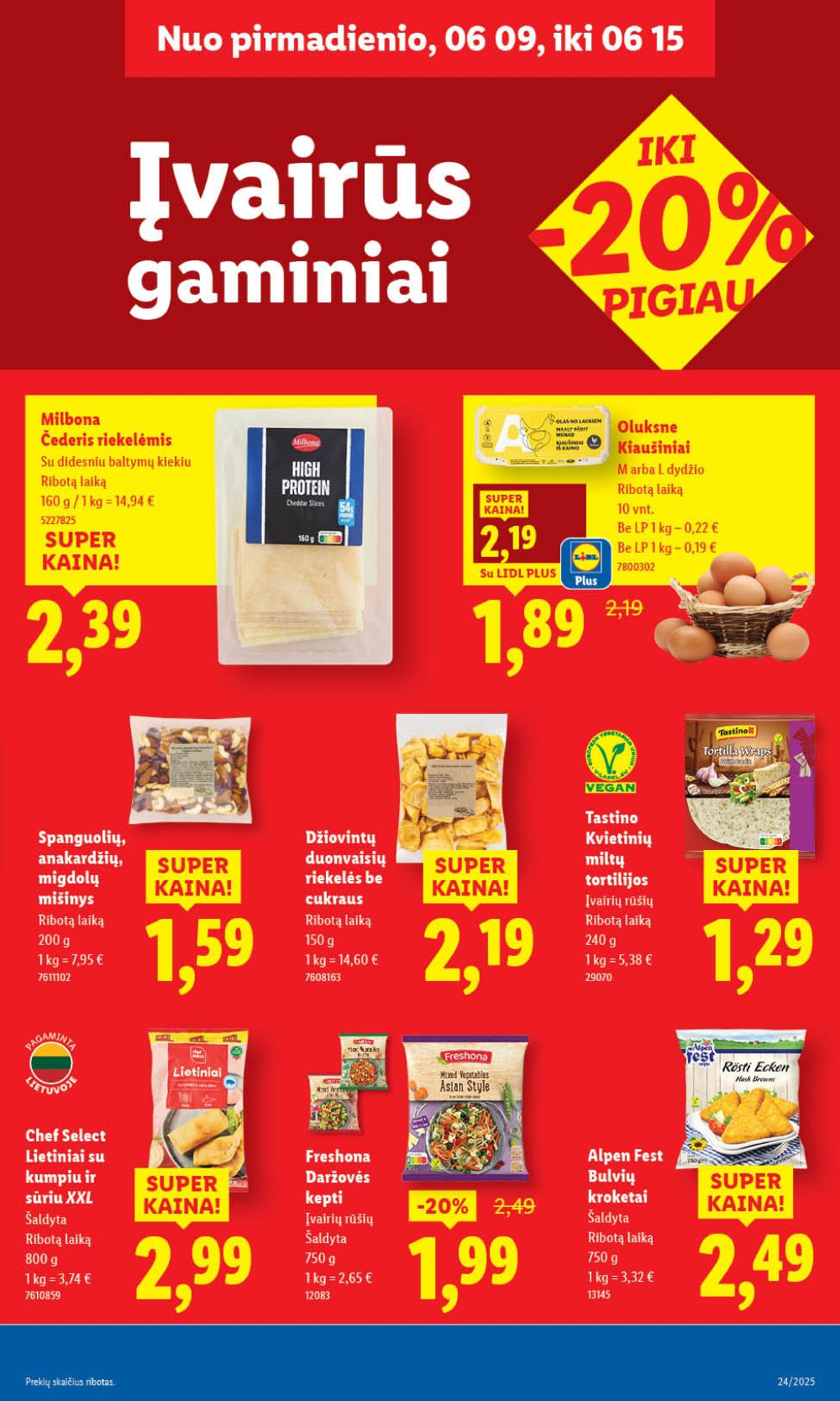lidl - LIDL - Maisto prekių pasiūlymai (2025 06 09 - 2025 06 15) - page: 33