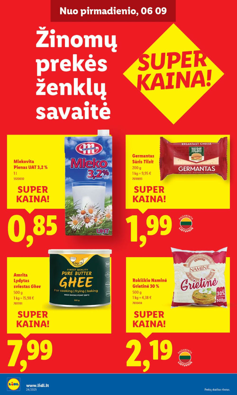lidl - LIDL - Maisto prekių pasiūlymai (2025 06 09 - 2025 06 15) - page: 26